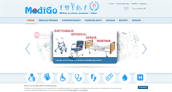 Desktop Screenshot of medigo.si